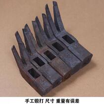 German blacksmith pure steel forged claw hammer old-fashioned woodworking hammer nail hammer iron hammer square hole hammer special