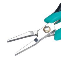Stainless steel toothless flat nose pliers flat nose pliers mini toothless vise 5 inch PM-396H