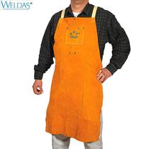 WEL 44-2148 Electric welding apron Gold cowhide welding