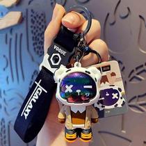 Creative trendy cool bear key chain for women cute fashionable and exquisite cartoon glue doll key chain couple bag pendant