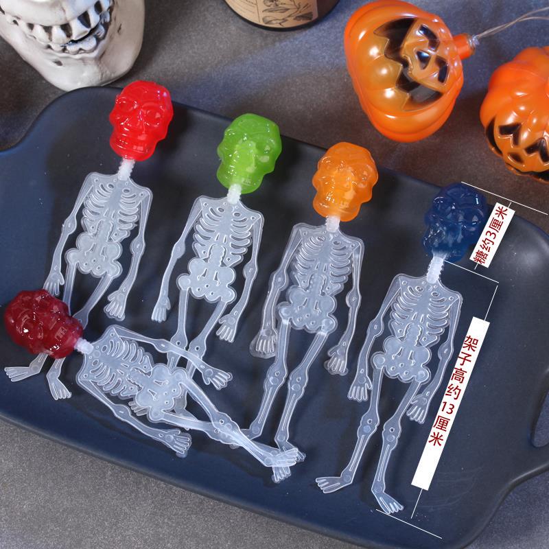 Halloween Candy Skull Stand Horror Prank Limited Edition Main Image Lollipop Candy Gift