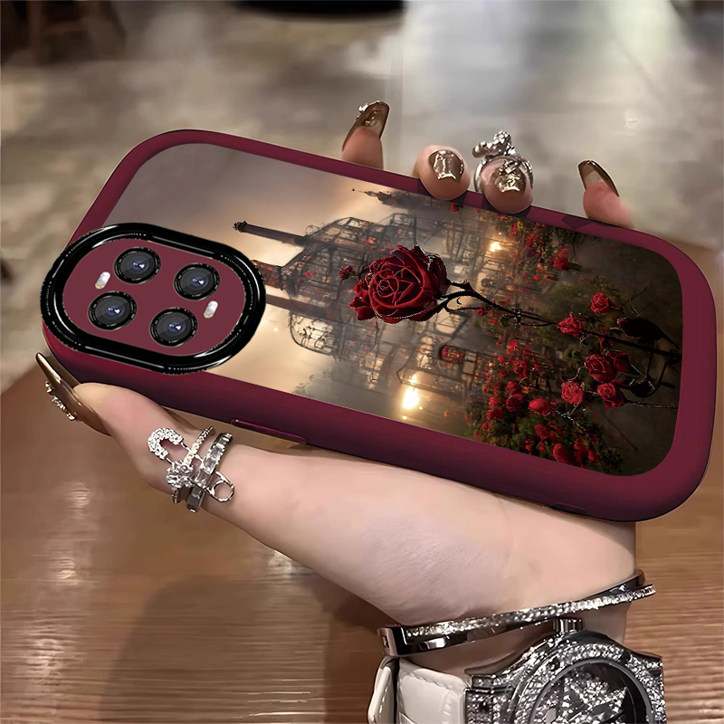 [Imported Silicone] Suitable for Huawei Nova14Pro Phone Case, New Full-Cover Nova15Ultra Protective Case, Fortress Rose 14 Set, High-End 12 Luxury 11 Wrist Strap, Simple, Personalized, Trendy