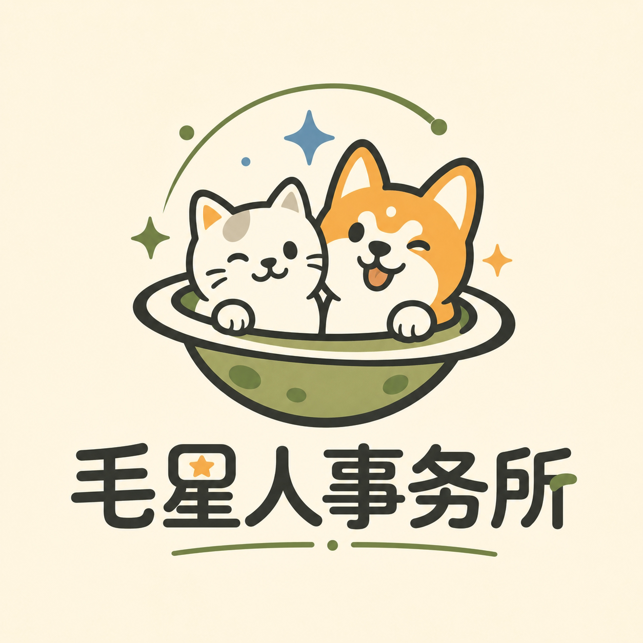 毛星人事务所的LOGO