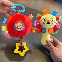 Baby Soft Cloth Toy Month Red Ball Tracking Newborn Baby Ball Vision Training Eyesight-Red