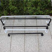 Clothes drying pole thickened single pole wall hanging clothes drying pole indoor clothes hanger cool clothes pole fixed clothes hanging pole balcony top installation