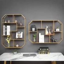 Wall bookshelf storage rack wall hanging wall storage cabinet bedroom wall creative grid living room wine rack wall cabinet wall cabinet
