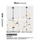 Vc1:1Fontaine All-Copper American-Style Minimalist Retro Villa Dining Room Living Room Staircase Suspended Chandelier