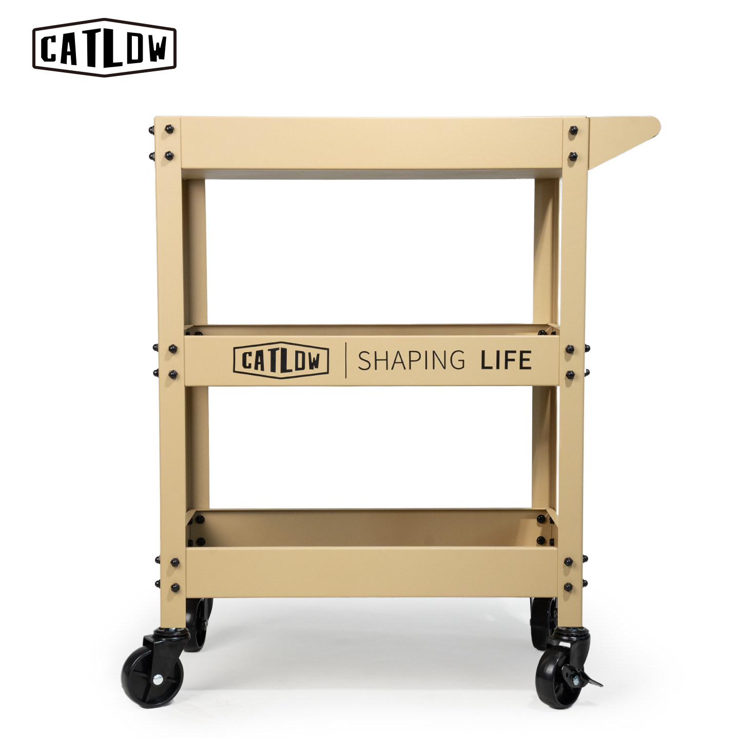 CATLDW Catero бытовая коляска в промышленном стиле Catero трехслойное хранилище для хранения вещей гостиная кофейня мобильный стеллаж для хранения вещей