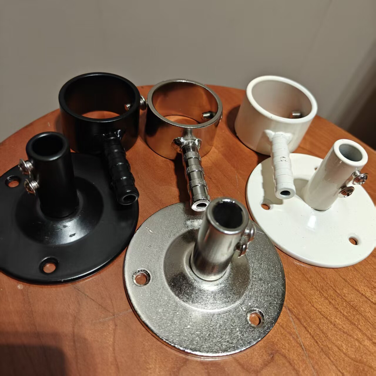 Карниз для штор 老式窗帘杆支架35底座罗马杆架子单杆安装架侧墙托架支撑固定配件 OTHER