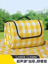 Japan LP outdoor camping picnic mat portable waterproof thickened moisture-proof mat picnic spring outing grass mat seat cushion