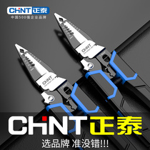 Chint multi-functional wire stripping pliers electricians special crimping wire splitting pliers wire and cable shearing and stripping tools