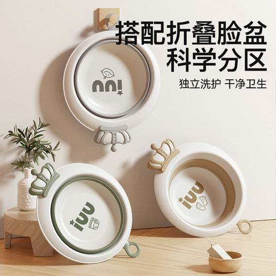 IUU婴儿洗澡盆宝宝浴盆幼儿坐躺折叠大号浴桶家用新生儿童用品