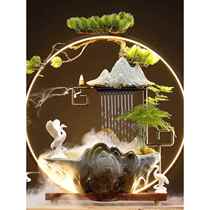 Flowing water decorative ornaments circulating water to attract wealth and feng shui living room entrance hall office new home creative opening gift