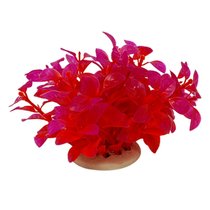 Highly simulated red broad-leaf aquatic plants aquarium landscaping fish tank decoration supplies simulated aquatic plants scenery trumpet grass