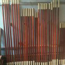 Long stick red eyebrow stick magic wand solid wood self-defense health whip short stick Tai Chi stick % rosewood martial arts