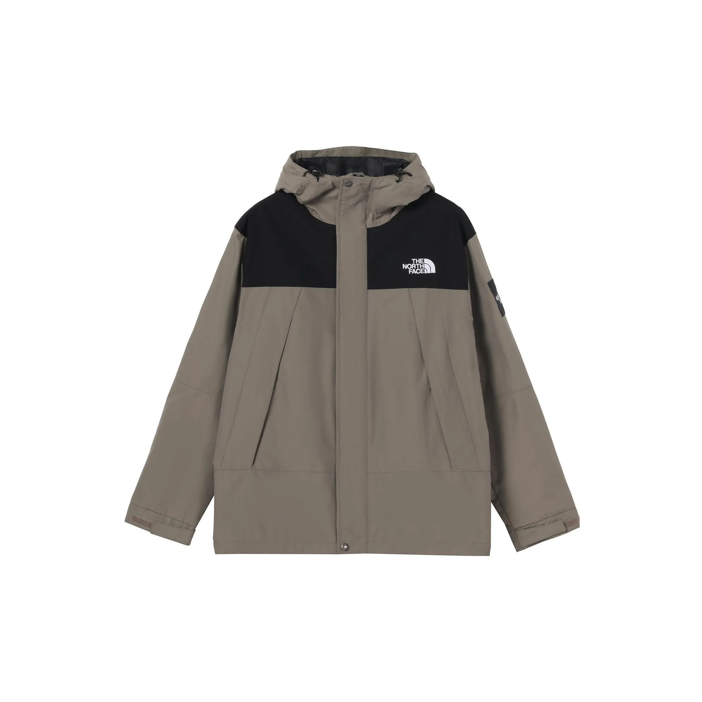 北面/THE NORTH FACE SS23 Logo印花冲锋衣 男女同款橄榄色