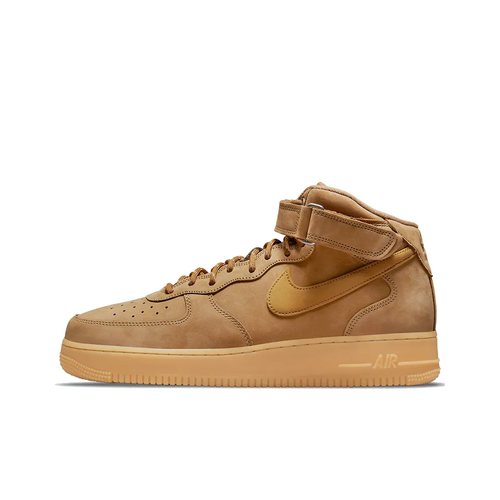 【荐】Nike/耐克Air Force 1中帮板鞋男女同款小麦色DJ9158-200