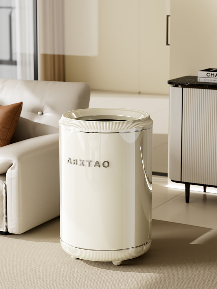 Metal Paint Trash Can for Home Kitchen, Living Room, Bathroom, Bedroom, Office, Study, Tea Room, Toilet, Washroom