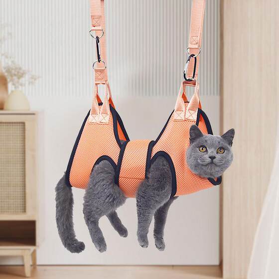 Waist-Tie Pet Grooming Hammock for Dogs, Anti-Scratch and Bite-Resistant Hanging Grooming Tool
