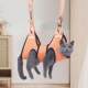 Waist-Tie Pet Grooming Hammock for Dogs, Anti-Scratch and Bite-Resistant Hanging Grooming Tool