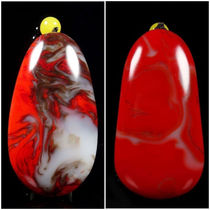 Huike Yingyings soapstone hand piece jade colored jade mutton fat white jade seed material raw stone glazed hand piece chicken bloodstone hand piece