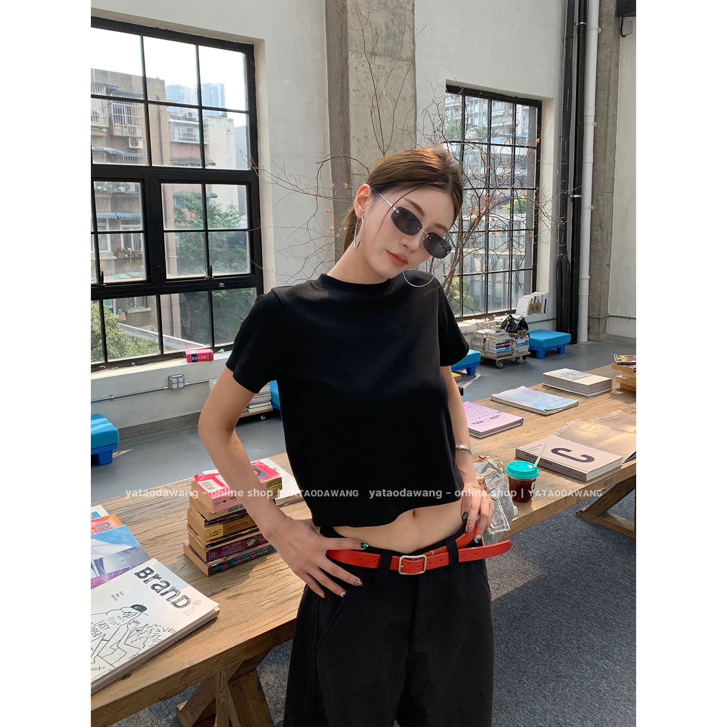 牙套大汪 【王者T】 два цвета универсальная футболка для базового и внешнего слоя