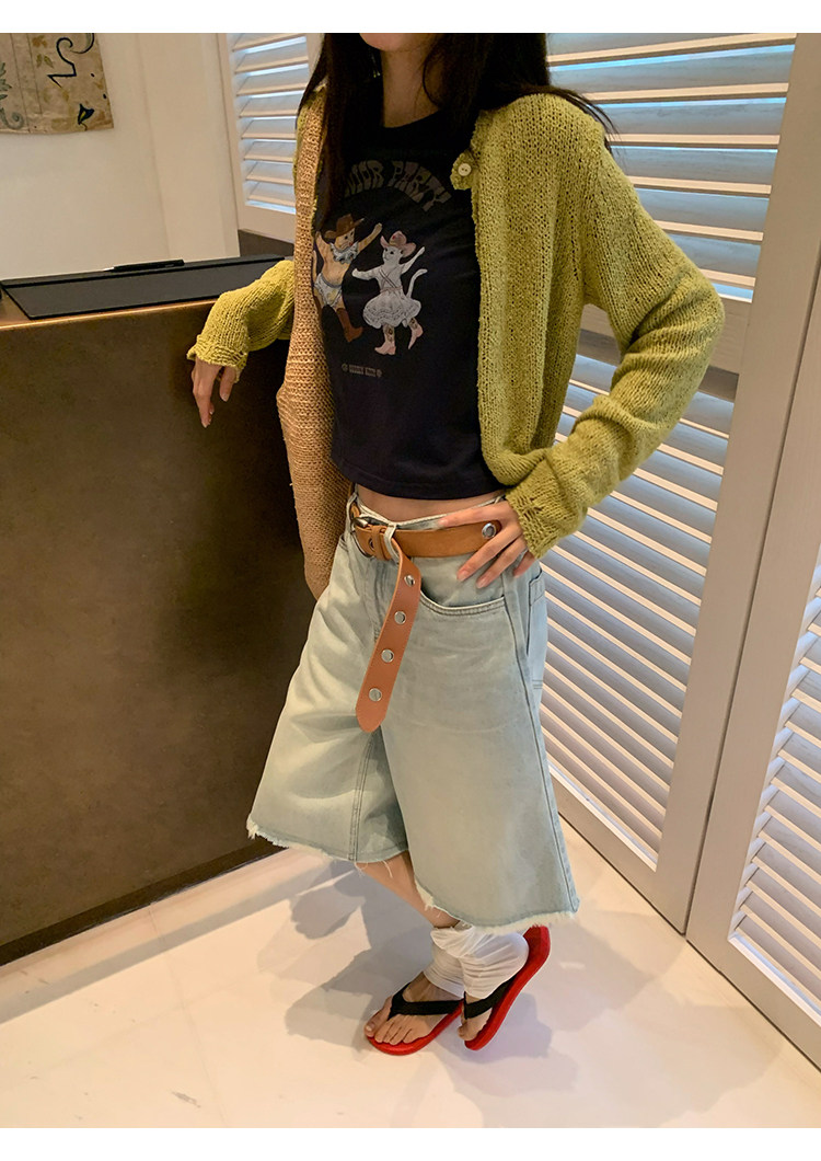 Супер милая новая модель 2026 приталенная футболка с принтом букв Dancing Kitten