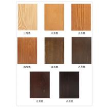 Customized camphor pine and elm folding doors and windows based on pictures solid wood door log color palette
