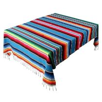 Mexican Blanket Sarape Picnic Rug Throw Tablecloth Hot Rod