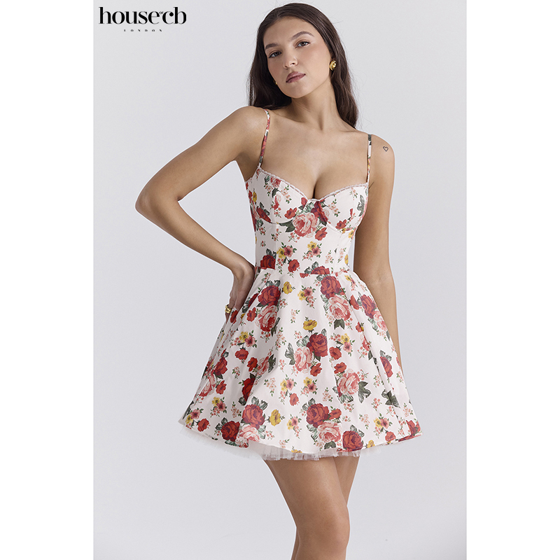 House of Cb Fresh and Sweet Italian Rose Print Mesh Dress Minimoiselle House of Cb Fresh and Sweet Italian Rose Print Mesh Dress Minimoiselle