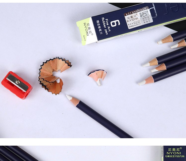 Древесный уголь rubber pen eraser pencil pen tip rubber type 1/3/6pcs high precision pencil eraser for manga House music beauty home