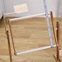 Fixed frame embroidery auxiliary small special bed tool stand rack] cross stitch household adjustable large