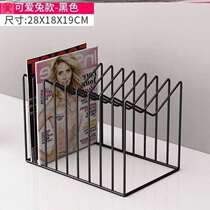 Storage rack table display vinyl record records placed on vinyl upper triangle frame CD display rack suitable for bookshelf