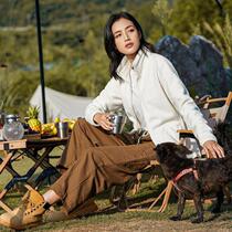 Autumn and winter outdoor double-sided coral velvet fleece jacket for women thickened warm and breathable polar fleece cardigan jacket for women trendy