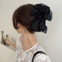 Hair accessories new fairy satin bow hair clip sweet and