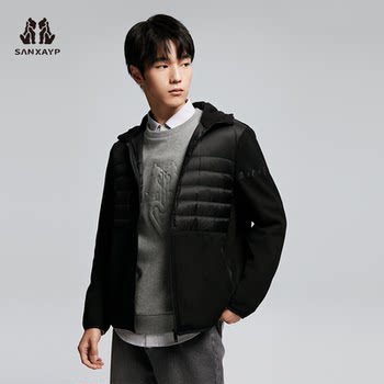 2025 autumn and winter men's hooded jacket