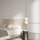 Italian Designer Dining Room Movable Lamp, Creative and Unique Bedroom Bedside Swing Arm Retractable Study Reading Pendant Light