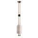 Postmodern Minimalist Glass Single-Head Multi-Head Antique Bronze Restaurant Creative Bedroom Study Bedside Hotel Decorative Chandelier