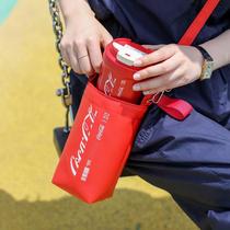 Insulated crossbody portable hand carry kettle bag stew beaker protective cover universal large portable water cup storage bag