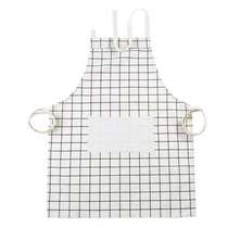 Waist work clothes smock Japanese leather cooking oil-proof kitchen Korean version fashionable men and women waterproof cute home apron