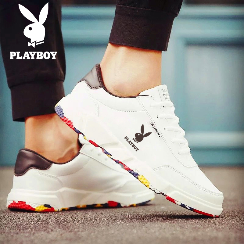 Floral Playboy 2022 new men's shoes spring Korean version trendy 100 hitch a small whiteboard shoe casual summer sports tide shoe