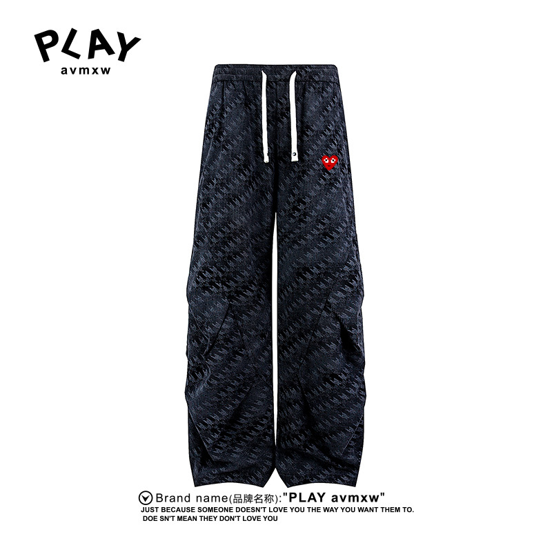 Play Avmxw Official Casual Pants Spring and Autumn Couple Matching Trendy Brand Fashion Loose Camouflage Cargo Pants Play Avmxw Official Casual Pants Spring and Autumn Couple Matching Trendy Brand Fashion Loose Camouflage Cargo Pants