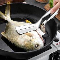 Stainless steel fish frying spatula food clip steak spatula household kitchen utensils cooking frying spatula clip kitchen barbecue gadget