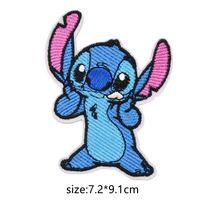 Cartoon Cute Anime Stitch Iron on Patches for Clothing T-shi