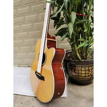 (Single board) 40-inch glossy spruce Sapele folk guitar beginner guitar manufacturer direct sales instrument