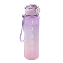 1000ML Sports Water Bottle Motivational Portable Water Cups