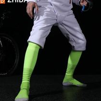 ZHIDA professional childrens long competition fencing socks boys adult towel bottom thin training sports socks