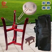 Old elm Beijing opera drum 418 medium bass high drama class drum mahogany drum board fighting drum footstool drum BKD stand