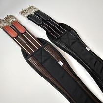 Equestrian supplies horse girdle hibiscus leather girdle British girdle saddle and harness comprehensive V horse girdle girdle buckle