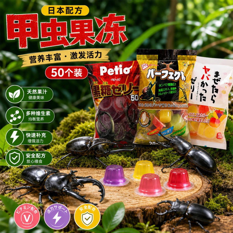[Free Jelly Table] High-Protein Beetle Jelly, Special Feed for Large Insects and Pets, Official Flagship Store